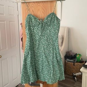 Green princess polly mini dress!